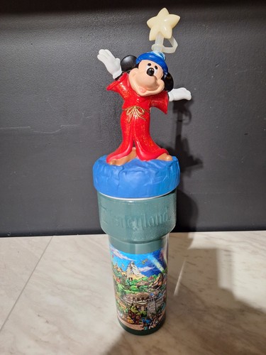 Mickey Mouse Disneyland Coca-Cola Plastic Cup w/Star Straw - Picture 8 of 12