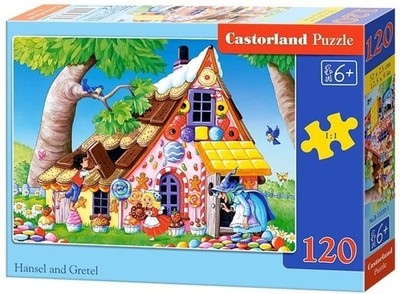 NEW Castorland Jigsaw Puzzle 120 Pieces 6+ Ages Hansel and Gretel