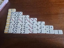 Individual REPLACEMENT TILES for Cardinal Double Six Color Dot Dominoes 1 only