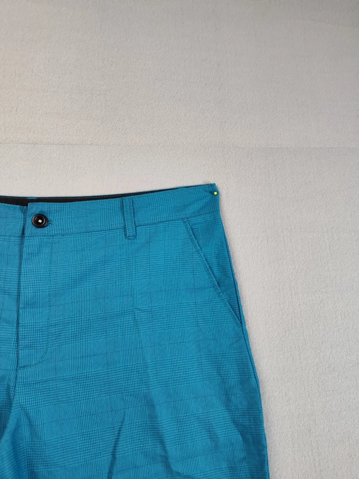 Pantalón Corto Faded Glory Hombre 40 Azul Rendimiento Golf Informal Chino Frente Plano Comodidad Foto 3 de 4