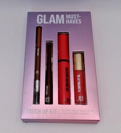 JIB Glam Must-Haves Touch Up Kit Makeup Set 4-Piece New In Box