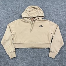 The North Face Crop Hoodie Womens Medium 21x16 Beige