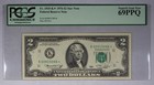 $2 Federal Reserve Note Fr. 1935-K* 1976 $2 Star Note PCGS 69PPQ