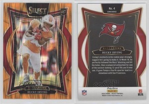 2024 Panini Select Concourse Orange Shock Prizm /499 Bucky Irving #4 Rookie RC