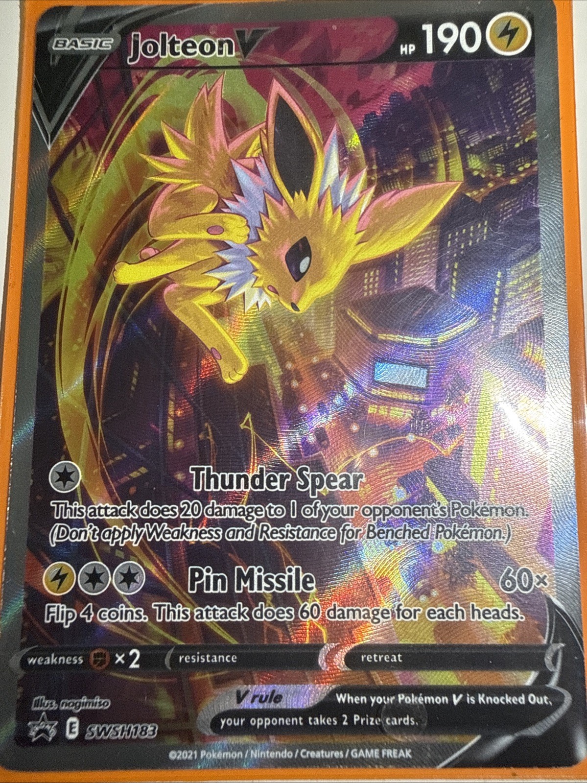 JOLTEON V 079/069 - PSA 10 - EEVEE HEROES ALT ART - POKEMON JAPANESE 2021 S6A