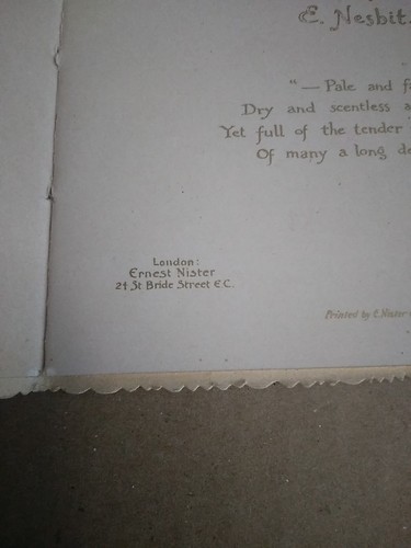 Vintage SWEET LAVENDER von E. Nesbit Poesie entzückendes einzigartiges Heft Buch - Bild 8 von 15