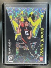 2022 Donruss Optic #RK-6 Drake London Rookie Kings SP Case Hit Falcons L481