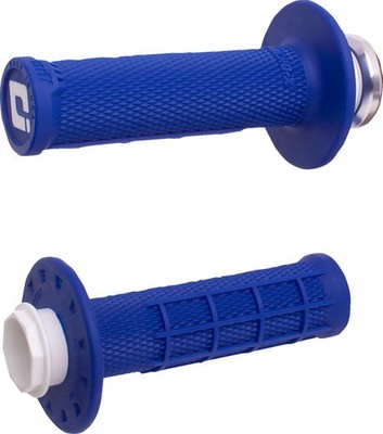 ODI Micro-X Half Waffle V2 Lock-On Grips 7/8'' Blue