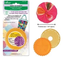 Clover "Quick" Yo-Yo Maker (Round Large) #8701 for an easy Yo Yo Quilt