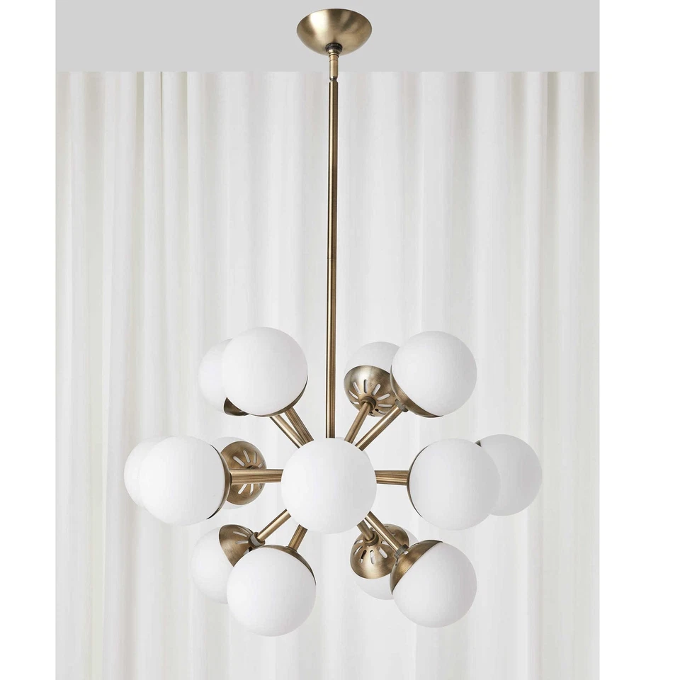 Uttermost 21357 Gota 16 Luces 28"W Araña Sputnik - Latón Foto 4 de 4