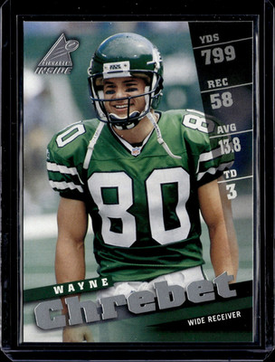 1998 PINNACLE INSIDE NFL BANKRUPTCY NEVER SEEN PROTOTYPE #88 WAYNE CHREBET JETS