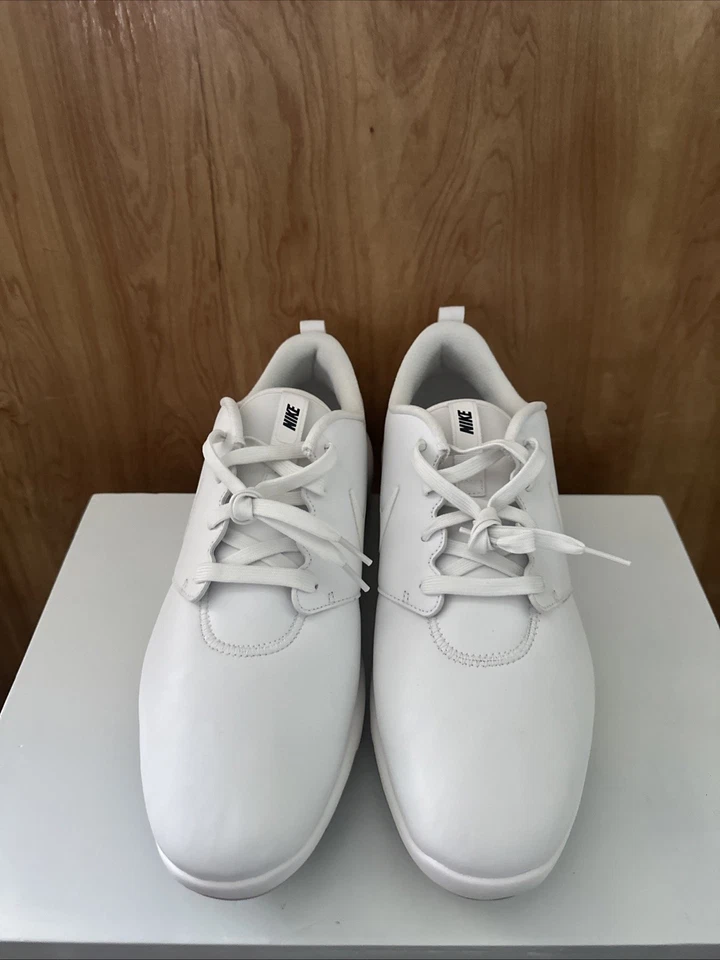 Nuevo sin caja Nike Roshe G Tour Zapatos de Golf Para Hombre Triple Blanco AR5579-100 Talla 11.5W Ancho Foto 2 de 4
