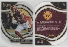 2020 Select Field Level White Prizm Die-Cut Antonio Gandy-Golden #383 Rookie RC