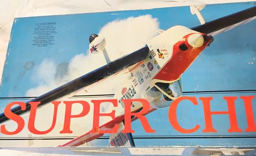VINTAGE Carl Goldberg Super Chipmunk Balsawood RC Airplane Kit NOS
