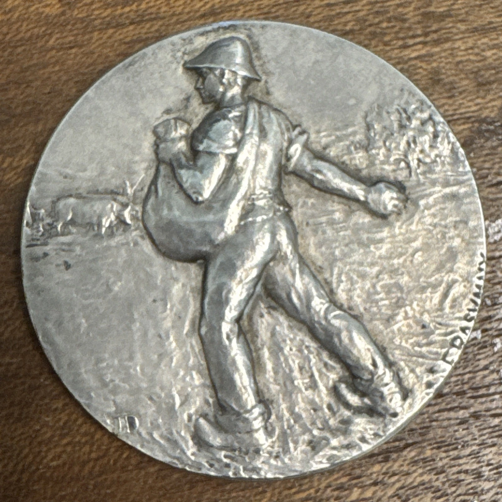 Médaille Agricole Métal À Identifier ￼