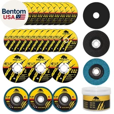 26 Packs Angle Grinder Cutting Flap Grinding Disc Wheel 4 1/2In Inches - 20 Pack