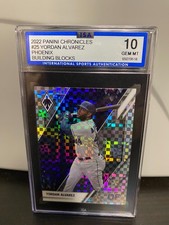 2022 Panini Chronicles - Phoenix  Building Blocks Yordan Alvarez #25 BluePulsar