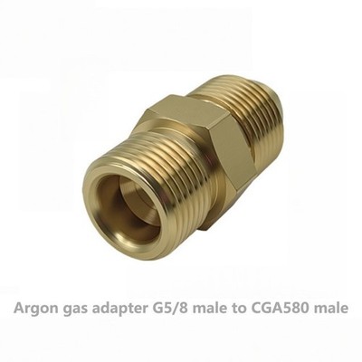 CGA580 auf G5/8 Regler Stecker kompatibel mit Reglern Quick Setup