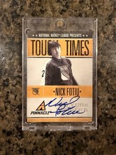 2010-11 Panini Pinnacle Tough Times Nick Fotiu #NF Autographs /250
