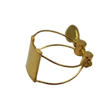 Eastern music gold plated saxophone ebonite mouthpiece metal Clip ligature