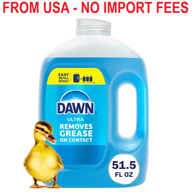 #ad Dawn Ultra Original Dish Soap Refill Jug Large Size Blue Liquid Dishwashing Det $8.99