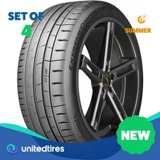 Set of (4) New 295/30ZR20 Continental ExtremeContact Sport 02 101Y (13618)
