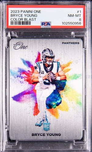 Bryce Young #1 2023 Panini One Color Blast card