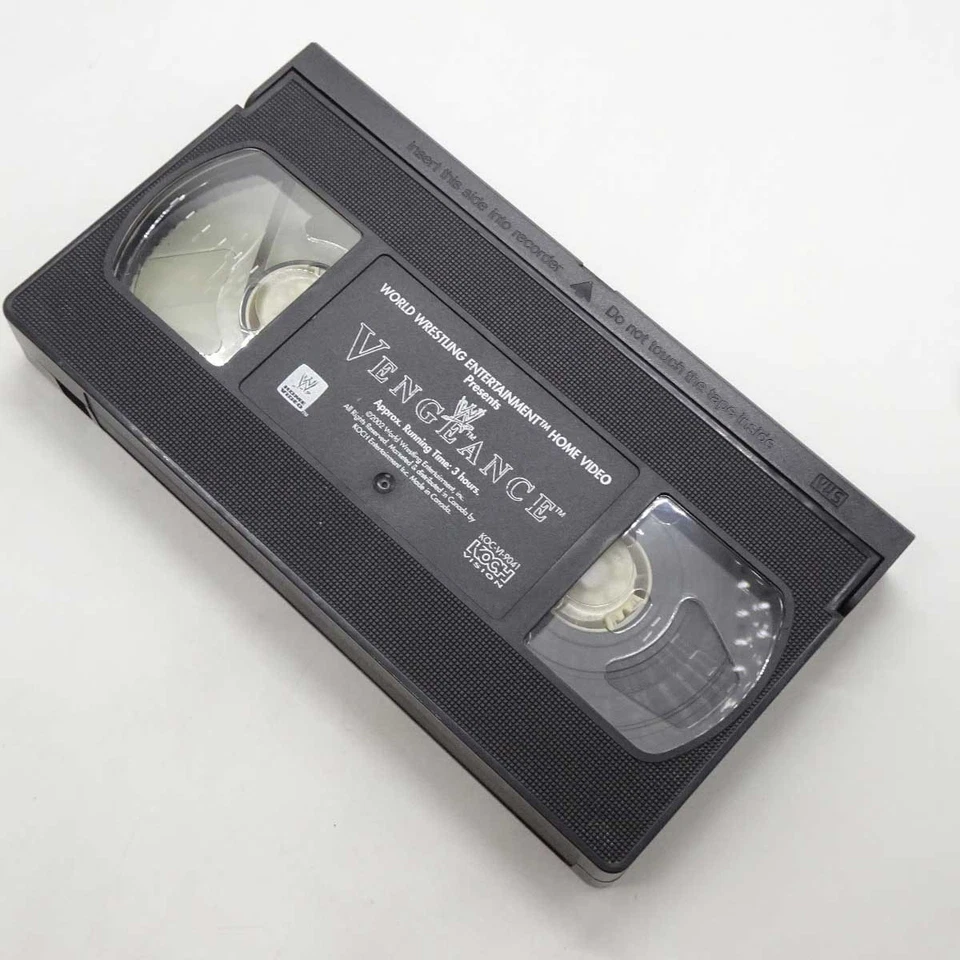 WWE 2002 Vengeance VHS The Rock Pro Wrestling Used Near Mint GG1 - Image 3 of 4