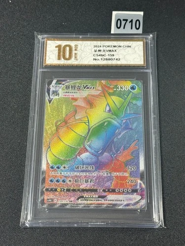 Gyarados VMAX CS4bC 159/132 HR Rainbow  Grade 10