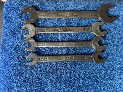 Jaguar Werkzeugkoffer Schraubenschlüssel Set AF Mk2 E Type Daimler Schnecke Marke
