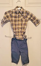 Carter's 3M Plaid Bodysuit and Pants   FREE SHIPPING