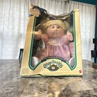 Cabbage Patch Kids 15th Anniversary Blonde Curly Hair 16" Doll 1983 Reproduction