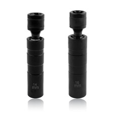 14mm16mm Spark Plug Socket Set360-degree Rotation Sparks Plugs Removal Tool Wi 14mm16mm Spark Plug Socket Set360-degree Rotation Sparks Plugs Removal Tool Wi