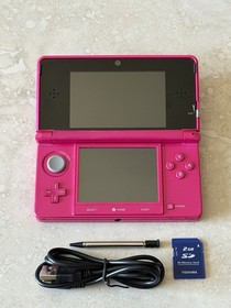 Nintendo 3DS Console Pink Edition With Charger US SELLER Very Good