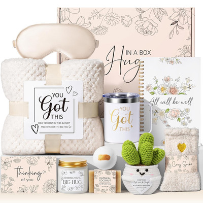 Get Well Soon Gifts Baskets for Women Self Care Gifts, Spa Care Package after Su