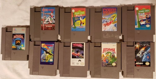 )Nintendo NES video game lot of nine (9)