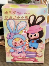 Brand New Sealed Cureplaneta Baby Three Macaron Cute Bunny V1 Blind Box