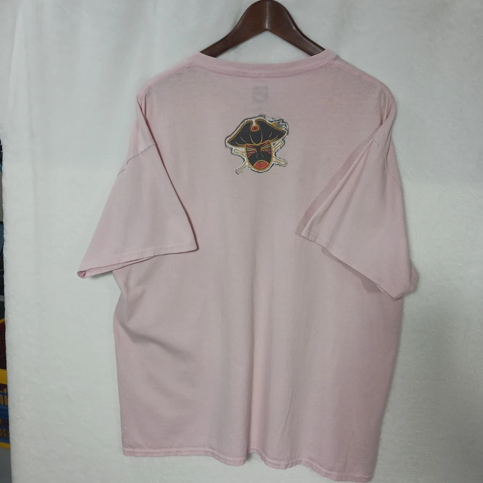 Camiseta WWE Para Hombres XL Rosa Kabuki Warriors Asuka Kairi Sane Rara Foto 3 de 4
