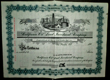 California Oil Land Invetsment Company, South Dakota, 1900 - Blankette