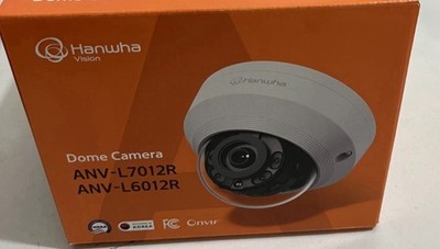New Hanwha  ANV-L7012R 4MP Vandal Dome Security Camera A series 2.8mm lens