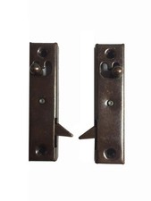 BLOCCA TAPPARELLE PERSIANE IN ACCIAIO BRONZATO SICUREZZA AVVOLGIBILE 2PZ (12460)