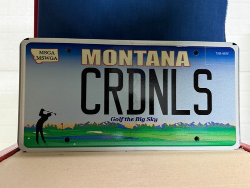 MONTANA GOLF ASSOCIATION MONTANA VANITY LICENSE PLATE CRDNLS (CARDINALS)
