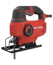 Craftsman CMES610 5 Amp Variable Speed Corded 4-Orbital Settings Jig Saw
