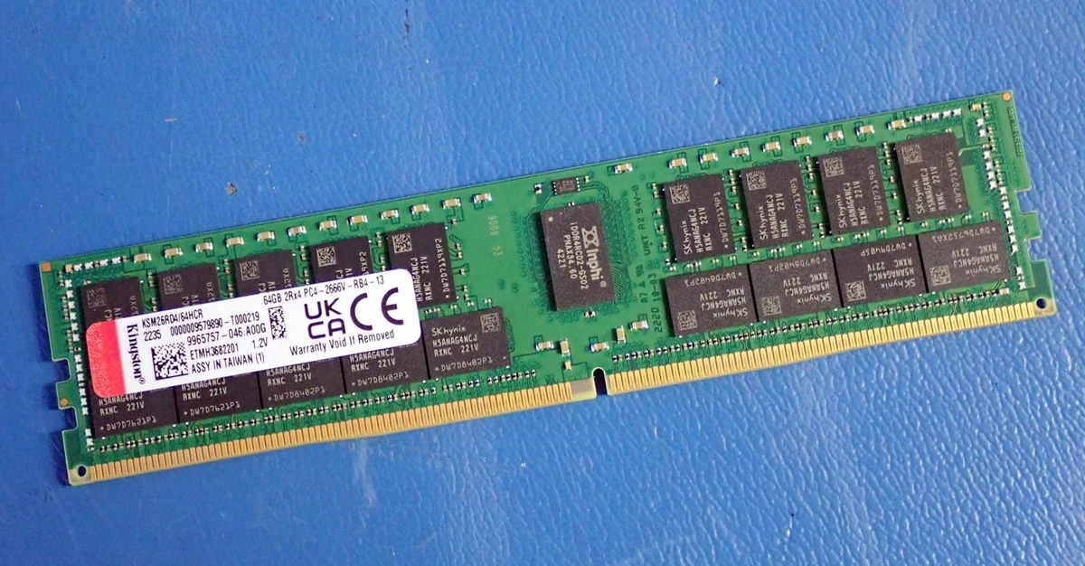 Server RAM 64 GB Capacity per Module ECC for sale | eBay