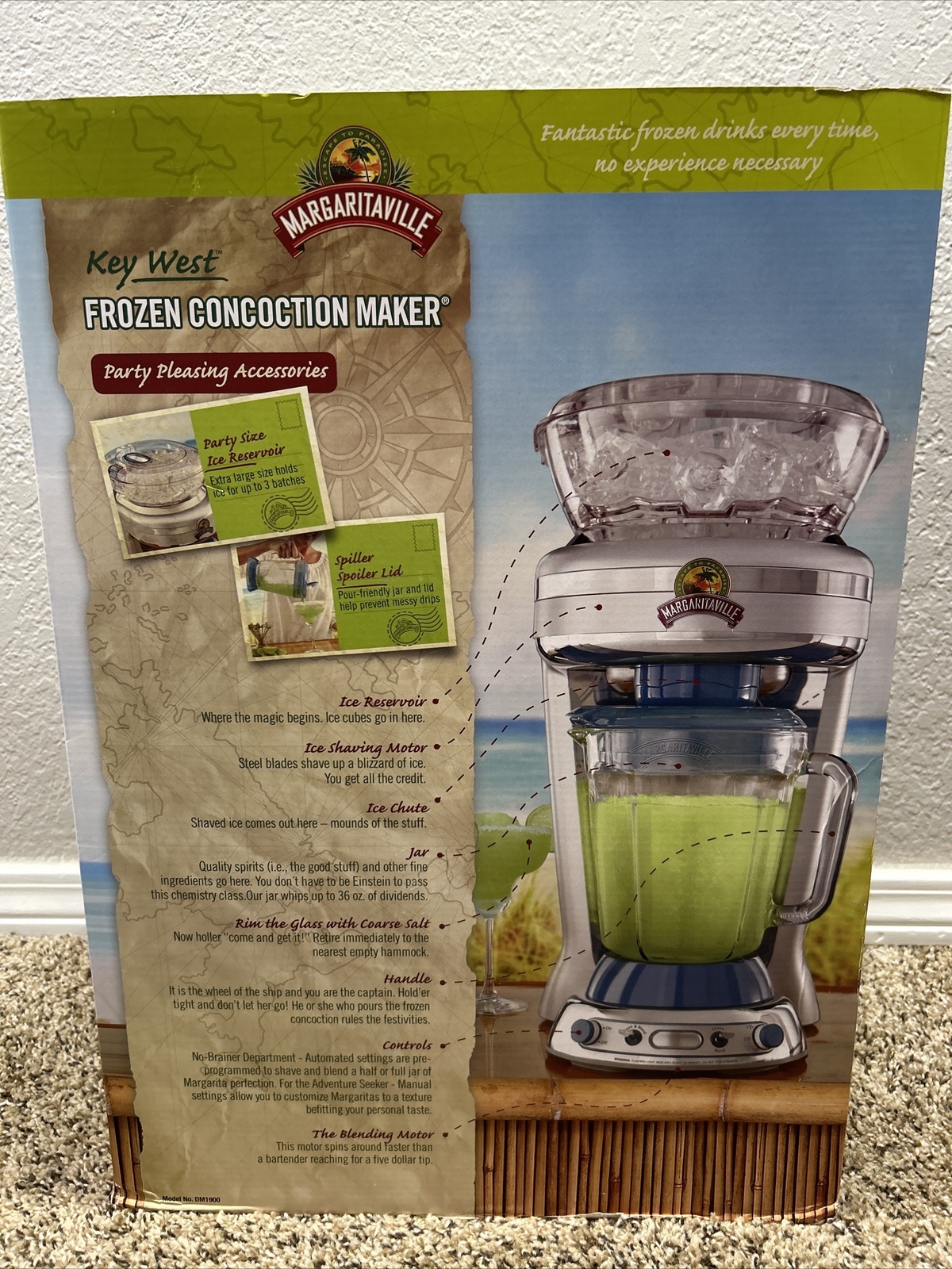 Margaritaville Bahamas DM1900 Frozen Concoction Margarita Maker Blender