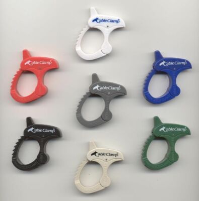4x kleine Kabelklemme Kabel Ordnung Schnellkupplung Schnellverschluss Auto Organizer Halterung