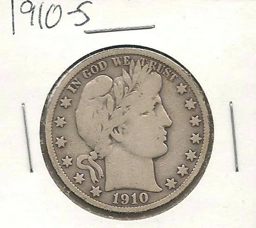 1910-S Barber Half Dollar : Fine