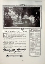 Original 1919 Ad for Paramount and Artcraft Motion Pictures