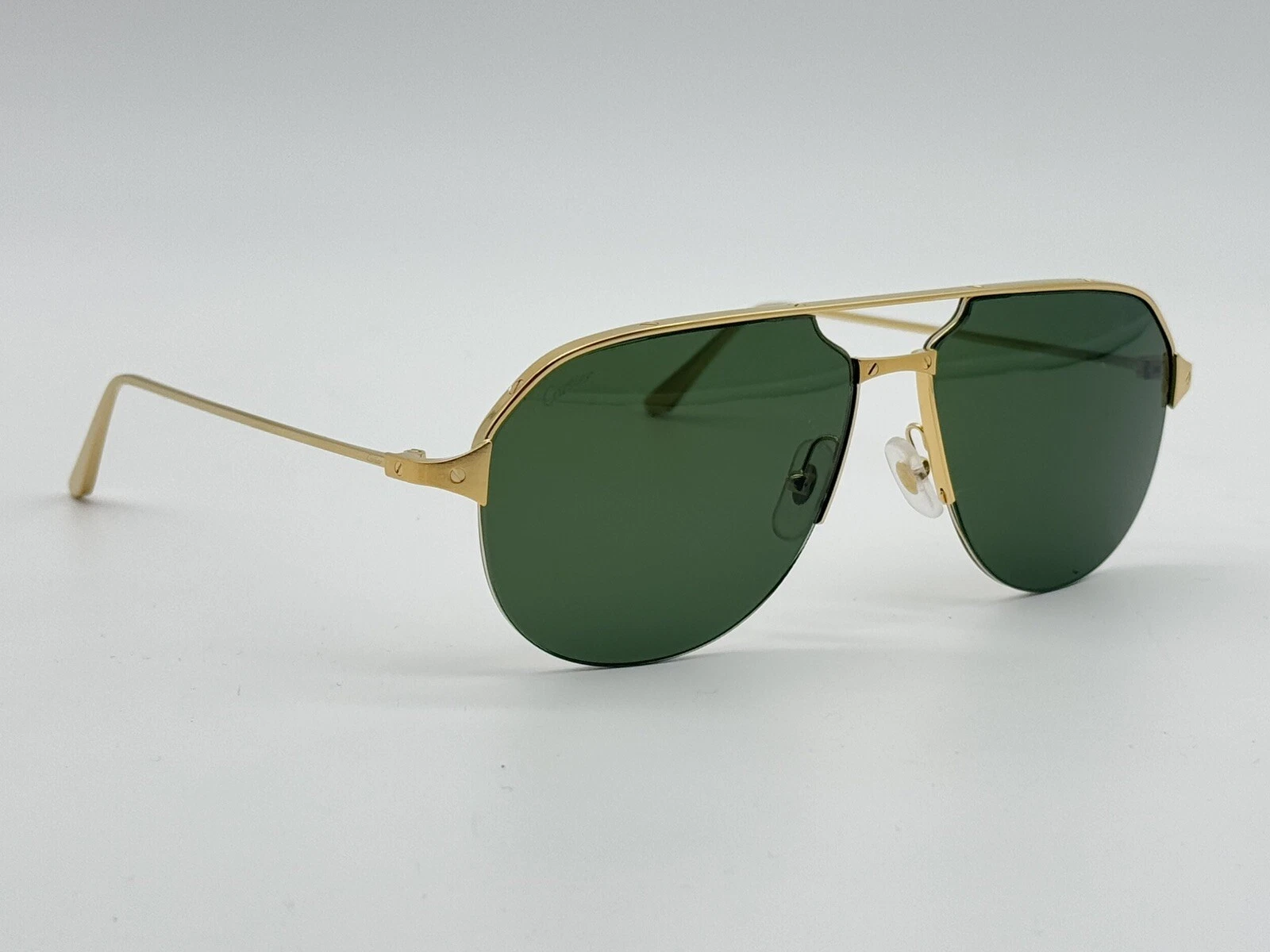 Cartier — SANTOS DE CARTIER AVIATOR PILOT RARE SUNGLASSES CT0229S NEW 100% GENUINE ~$1480