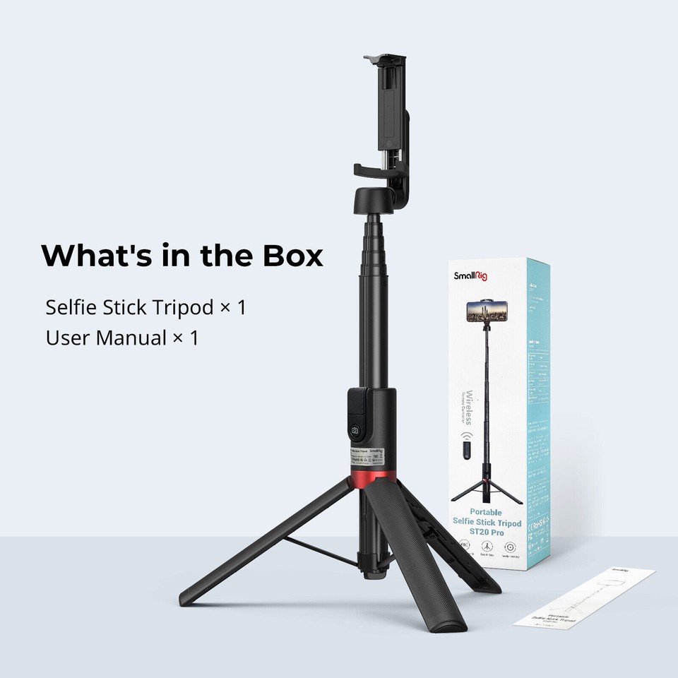 SmallRig Selfie Stick Phone Tripod Stand with Bluetooth Remote fr ...